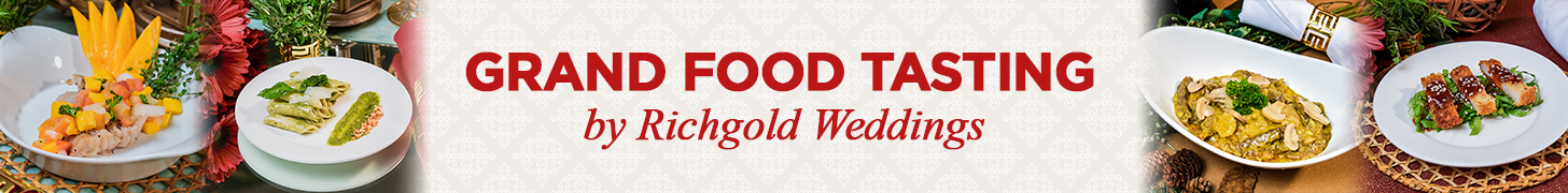 Richgold Weddings Grand Food Tasting bridal fair wedding expo philippines